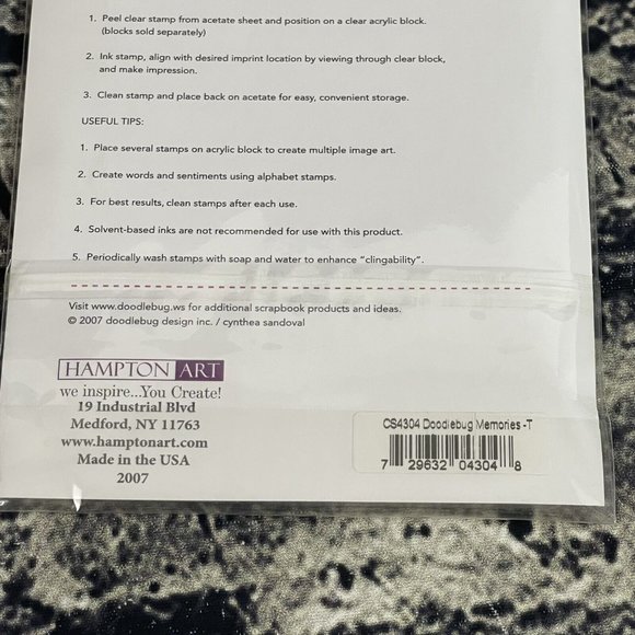 Doodlebug Design MEMORIES Photopolymer Clear Stamps - Picture 8 of 8